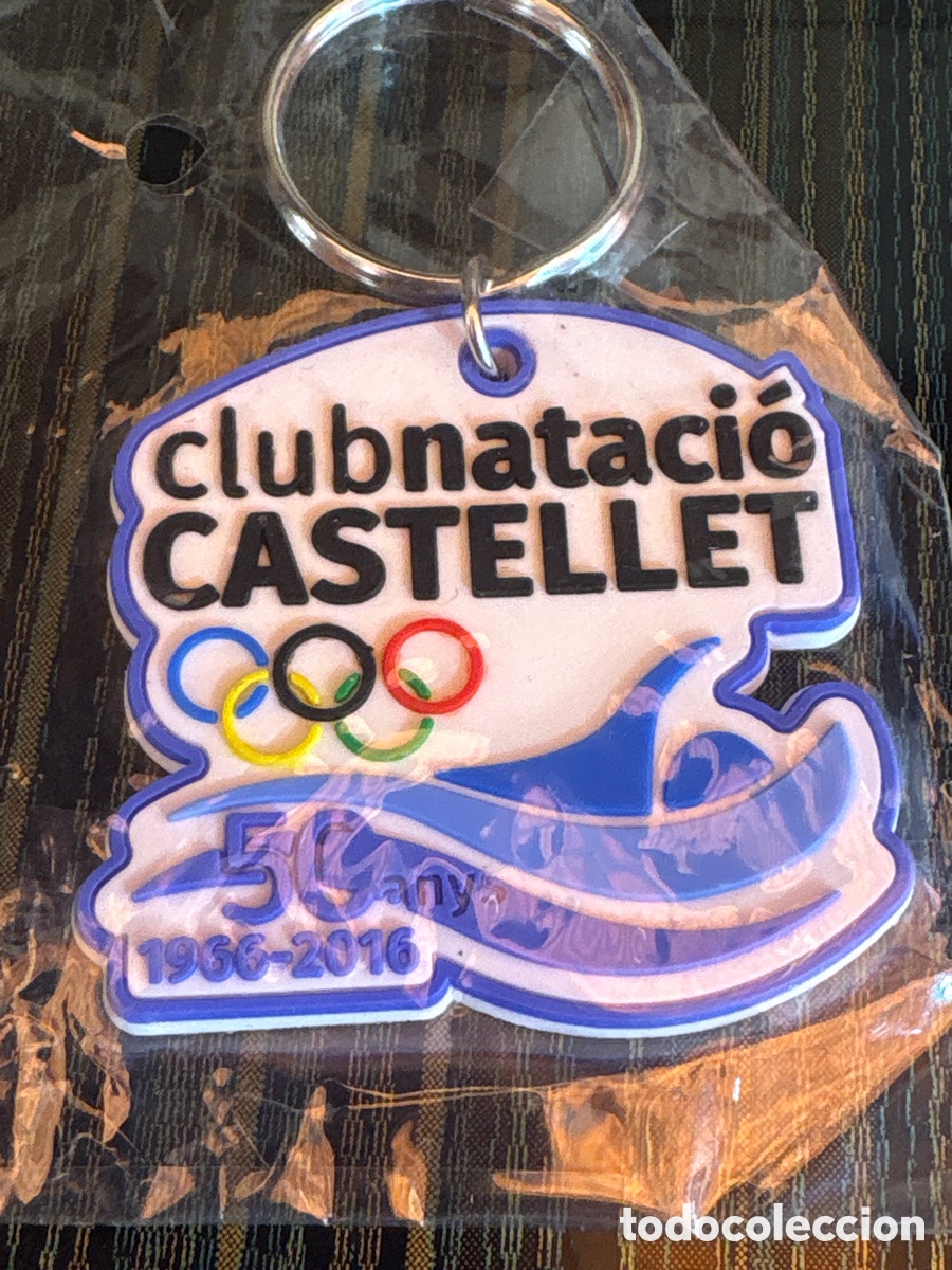 Collezionismo sportivo: LLAVERO DEL CLUB NATACIO CASTELLET 50 ANIVERSARIO 1966 - 2016
