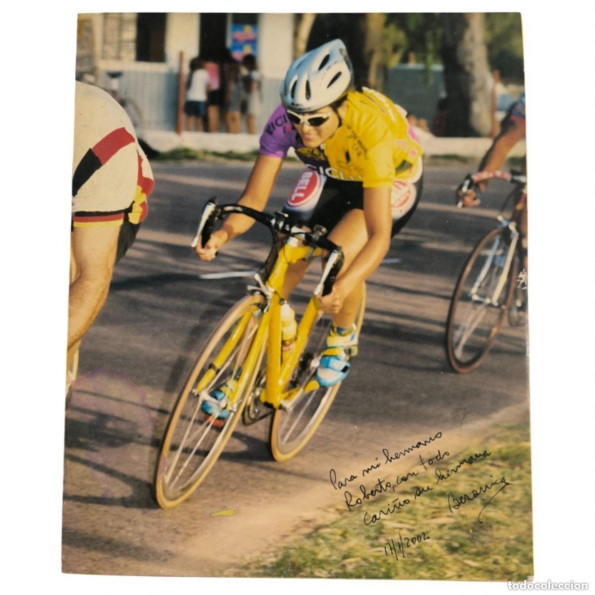Sammelleidenschaft Sport: Cuadro Fotogr&aacute;fico De Ciclismo En Madera &ndash; Con Dedicatoria Emotiva