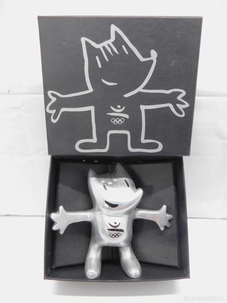 Collectionnisme sportif: ESCULTURA COBI ALUMINIO CON CAJA - OLIMPIADAS BARCELONA 92