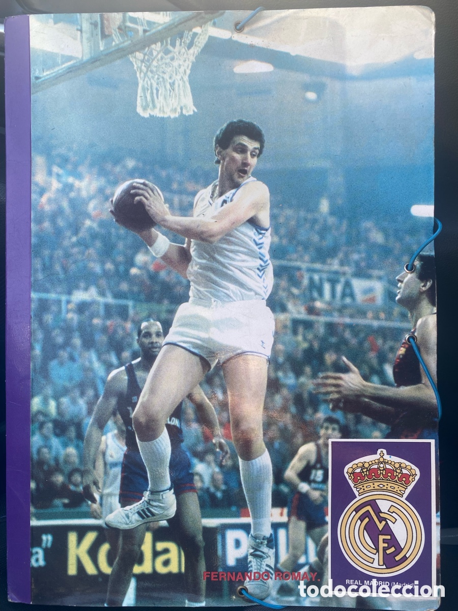 Collezionismo sportivo: ANTIGUA CARPETA FERNANDO ROMAY BALONCESTO BASKET REAL MADRID