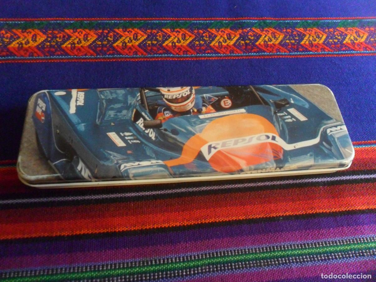 Collectionnisme sportif: PORTAL&Aacute;PICES MET&Aacute;LICO REPSOL EL DIARIO VASCO PEPSI MAX AVON AUTOMOVILISMO 24 HORAS DE LE MANS. RARO.