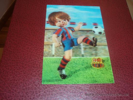 Sports collectibles: Antigua postal del Bar&ccedil;a de los a&ntilde;os 60 ideal coleccionistas