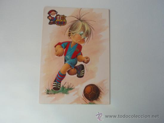 Coleccionismo deportivo: Antigua postal del Bar&ccedil;a de los a&ntilde;os 60 ideal coleccionistas