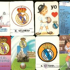 Coleccionismo deportivo: REAL MADRID LOTE 45 CALENDARIOS DE BOLSILLO DIFERENTES