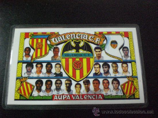 Coleccionismo deportivo: CALENDARIO Valencia C F TEMP. 1996 1997 PLASTIFICADO