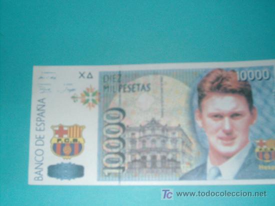 Coleccionismo deportivo: BILLETE 10000PTS HESP