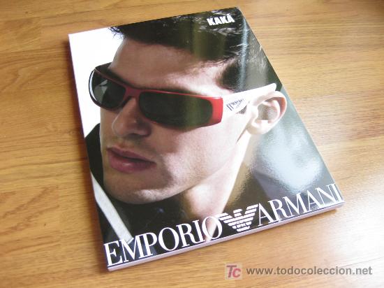 Coleccionismo deportivo: PUBLICIDAD DE GAFAS EMPORIO ARMANI CON EL JUGADOR DEL REAL MADRID KAKA.