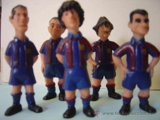 Collezionismo sportivo: VENDO FIGURITAS F.C BARCELONA . EN .5 figuras