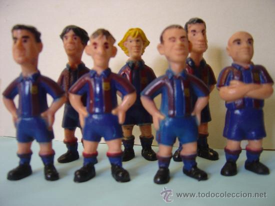 Collezionismo sportivo: VENDO FIGURITAS F.C BARCELONA , EN .7 figuras