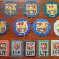 Coleccionismo deportivo: GRAN LOTE DE 12 PARCHES DE TELA DEL FÚTBOL CLUB BARCELONA. AÑO 1994. LFP. . Lote 16367981