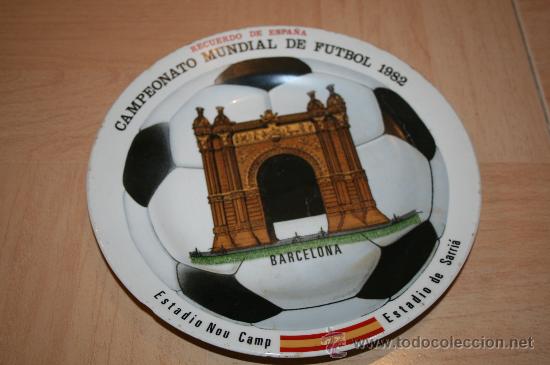Coleccionismo deportivo: PLATO CERAMICA CONMEMORATIVO MUNDIAL ESPA&Ntilde;A 1982