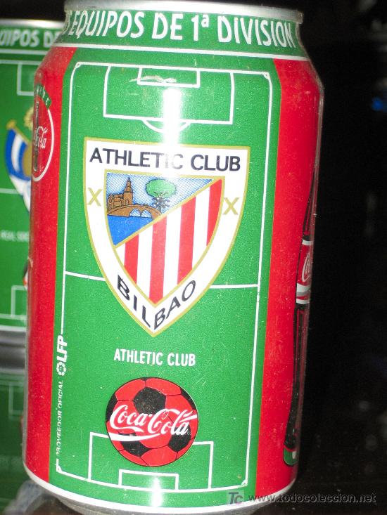 Coleccionismo deportivo: LATA DE COCA COLA LIGA 96-97- ATHLETIC CLUB-EQUIPOS PRIMERA DIVISION-