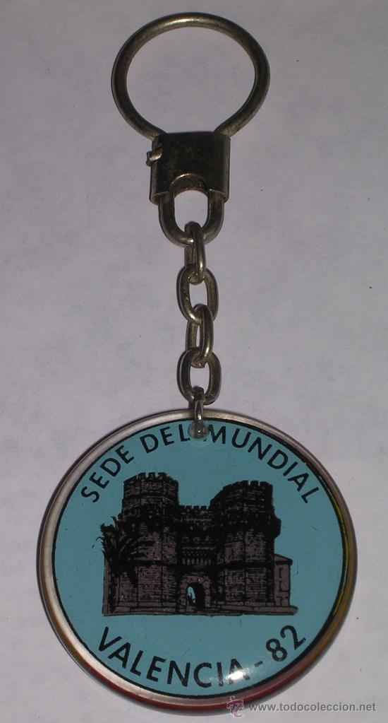 Coleccionismo deportivo: LLAVERO ORIGINAL MUNDIAL DE FUTBOL DE ESPA&Ntilde;A DE 1982 - VALENCIA - SEDE DEL MUNDIAL-
