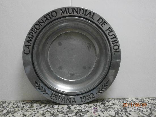 Coleccionismo deportivo: PLATO CAMPEONATO MUNDIAL DE FUTBOL 1982