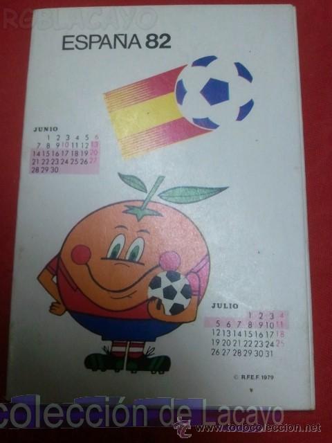 Coleccionismo deportivo: CALENDARIO DEPORTIVO COPA MUNDIAL DE FUTBOL ESPA&Ntilde;A 1982