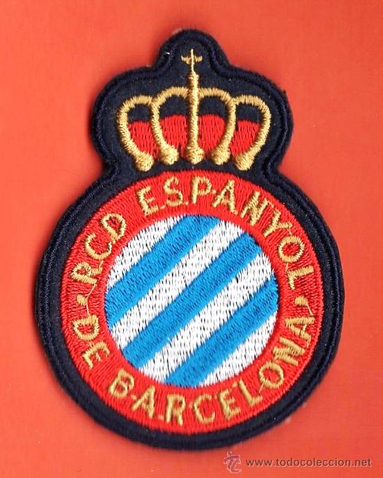 Patch Silicone RCD Espanyol (La Liga) - 85 X 60 Mm - À Repasser