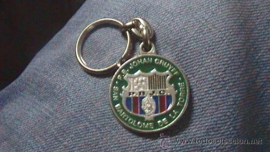 Collezionismo sportivo: LLavero F C Barcelona Bar&ccedil;a PENYA BAR&Ccedil;A JOHAM CRUYFF BARTOLOME DE LA TORRE