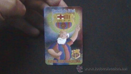 Coleccionismo deportivo: Calendario bolsillo F C Barcelona Barca CASAL DEL AVI