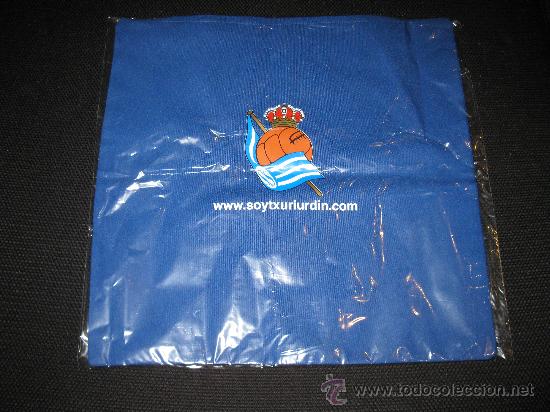 Coleccionismo deportivo: FUNDA DE COJIN REAL SOCIEDAD - Foto 1