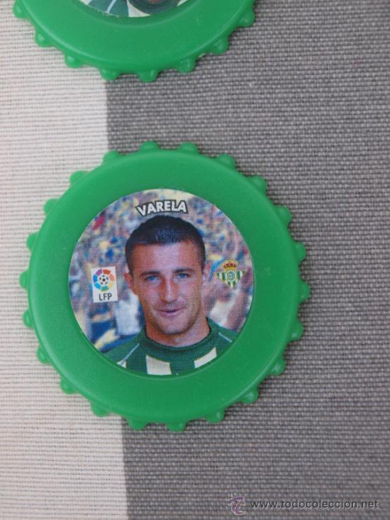 Coleccionismo deportivo: VARELA BETIS CHAPA TAZO VERDE FUTBOL &iquest;2003- 2005 ? NUEVO