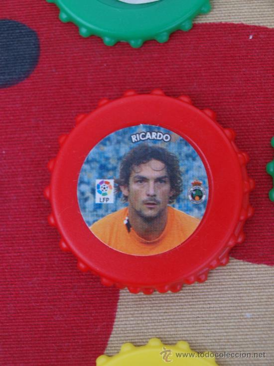 Sammelleidenschaft Sport: RICARDO RACING SANTANDER CHAPA TAZO ROJO FUTBOL &iquest;2003- 2005 ? NUEVO