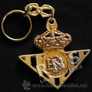 Sammelleidenschaft Sport: LLAVERO DORADO DE ESCUDO DEL REAL BETIS BALOMPI&Eacute; - METAL MACIZO - F&Uacute;TBOL DEPORTE EQUIPO ANDALUZ