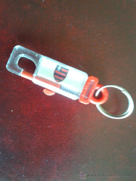 Sammelleidenschaft Sport: Llavero pl&aacute;stico Flamengo equipo brasileirao liga brasile&ntilde;a carioca de f&uacute;tbol