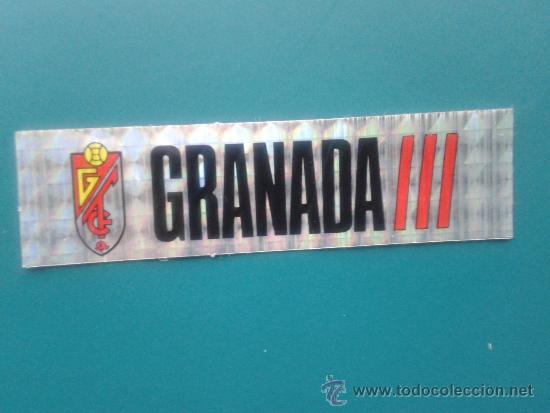 Coleccionismo deportivo: Adhesivo pegatina cromo no s&eacute; bollycao bimbo panrico peque&ntilde;o Club Deportivo Granada FC Los C&aacute;rmenes