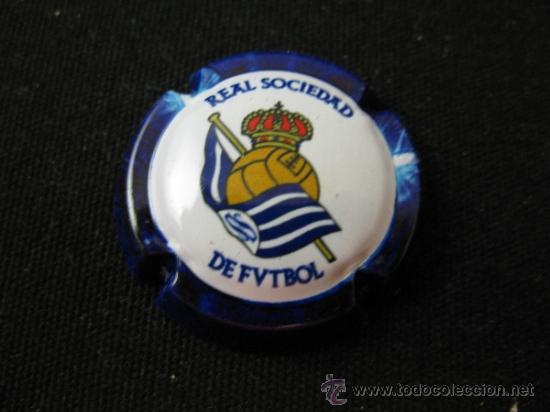 Sammelleidenschaft Sport: PLACA DE CAVA REAL SOCIEDAD ESCUDO