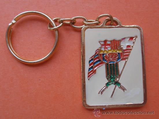 Sports collectibles: Antiguo lllavero de la pe&ntilde;a Barcelonista  de Sant Vicente de Raspeig