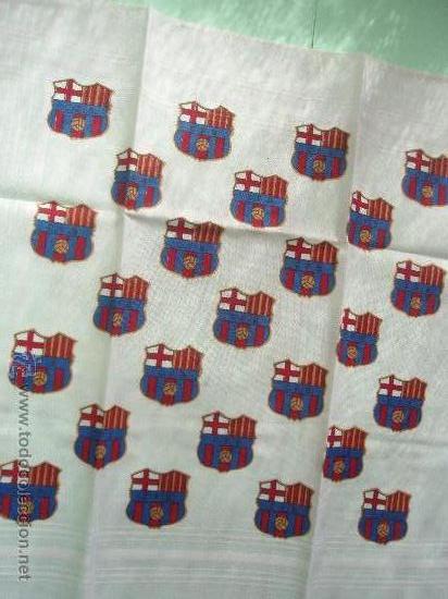 Sports collectibles: Antiguo pa&ntilde;uelo del F.C.Barcelona nuevo