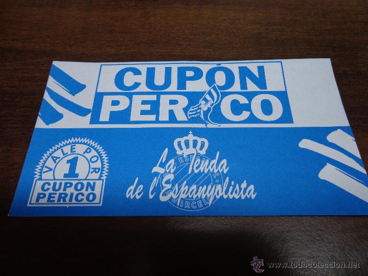 Coleccionismo deportivo: rcd espa&ntilde;ol cupon - Foto 1