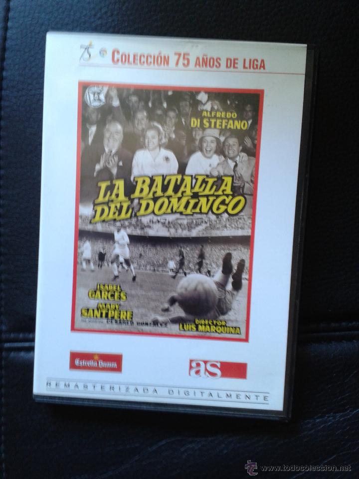 Coleccionismo deportivo: dvd As La batalla del domingo Alfredo Di St&eacute;fano jugador f&uacute;tbol Real Madrid RCD Espanyol