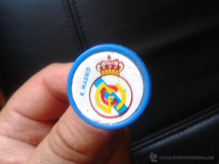 Sammelleidenschaft Sport: Anillo de pl&aacute;stico a&ntilde;os 70 escudo Real Madrid C.F Club de F&uacute;tbol C.F Liga espa&ntilde;ola
