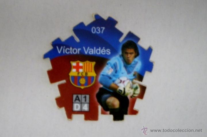 Sammelleidenschaft Sport: VICTOR VALDEZ - TRICK/TAZO GREFUSA N&ordm; 037 - LIGA 2004/05