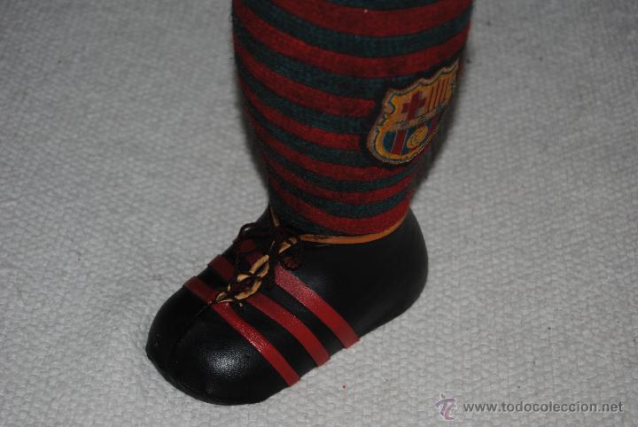 Coleccionismo deportivo: BOTELLA C.F.BARCELONA EN FORMA DE BOTA - Foto 2