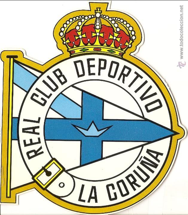 Sammelleidenschaft Sport: ESCUDO TROQUELADO, REAL CLUB DEPORTIVO DE LA CORU&Ntilde;A , CART&Oacute;N, 15 CMTS. RARO