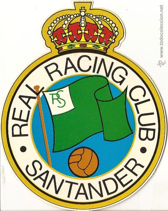 Sammelleidenschaft Sport: ESCUDO TROQUELADO, REAL RACING CLUB SANTANDER , CART&Oacute;N, 15 CMTS. RARO