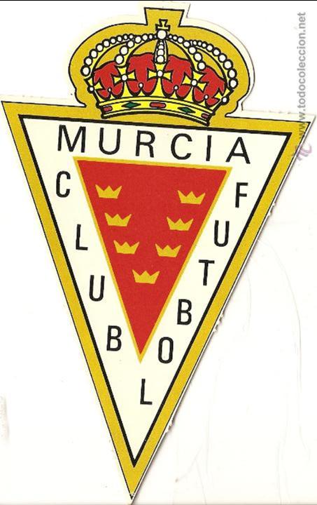 Sammelleidenschaft Sport: ESCUDO TROQUELADO, REAL MURCIA CLUB DE FUTBOL , CART&Oacute;N, 15 CMTS. RARO
