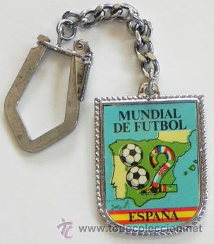 Coleccionismo deportivo: LLAVERO DEL MUNDIAL DE F&Uacute;TBOL ESPA&Ntilde;A'82 - MAPA - DEPORTE ESPA&Ntilde;A 82 - A&Ntilde;O 1982 ESPA&Ntilde;A82 -M&Aacute;S EN VENTA