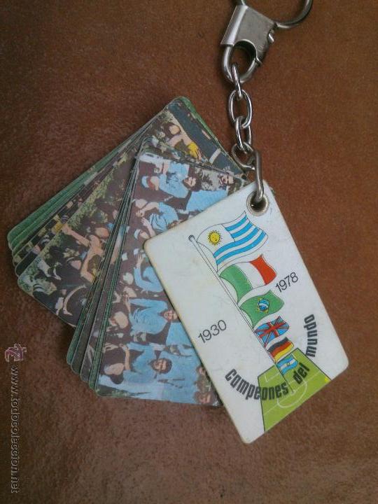Sammelleidenschaft Sport: PRECIOSO LLAVERO DE F&Uacute;TBOL A&Ntilde;O 1978. ALINEACIONES CAMPEONES MUNDIALES. COPA MUNDO.