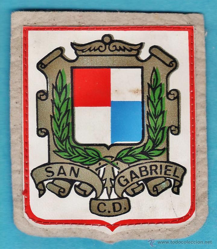 Colecionismo desportivo: parche tela - cd san gabriel - escudo futbol femenino