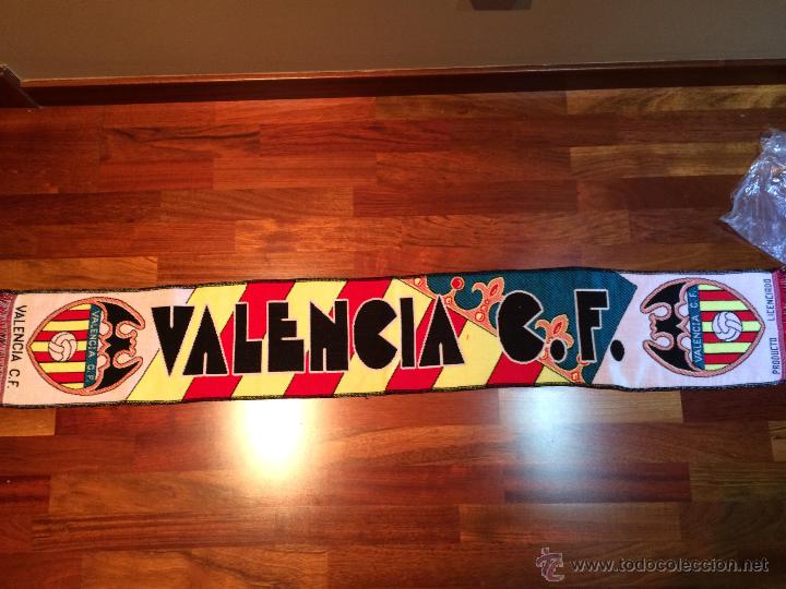 Collezionismo sportivo: BUFANDA DEL EQUIPO DE FUTBOL VALENCIA  C.F.