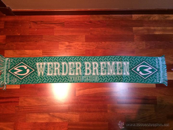 Sammelleidenschaft Sport: BUFANDA DEL EQUIPO DE FUTBOL WERDER BREMEN
