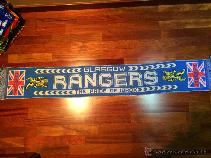 Sammelleidenschaft Sport: BUFANDA DEL EQUIPO DE FUTBOL GLASGOW RANGERS