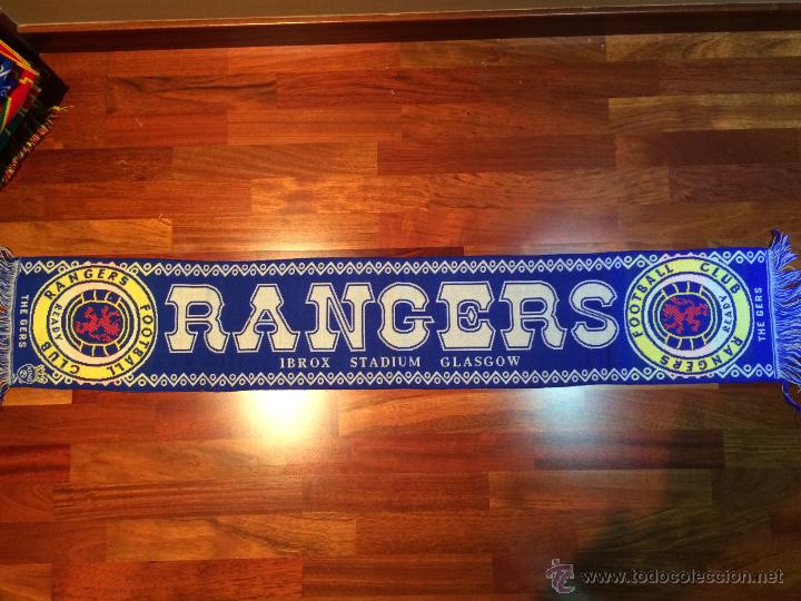 Sammelleidenschaft Sport: BUFANDA DEL EQUIPO DE FUTBOL GLASGOW RANGERS