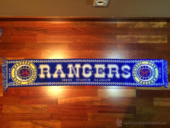 Sammelleidenschaft Sport: BUFANDA DEL EQUIPO DE FUTBOL GLASGOW RANGERS