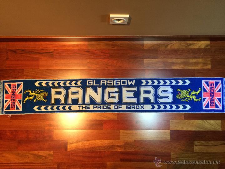 Sammelleidenschaft Sport: BUFANDA DEL EQUIPO DE FUTBOL GLASGOW RANGERS