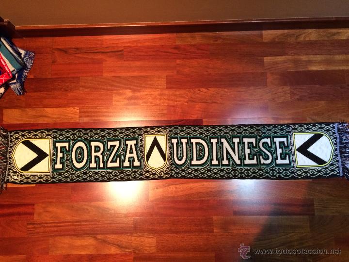 Coleccionismo deportivo: BUFANDA DE FUTBOL UDINENSE (FORZA UDINENSE)