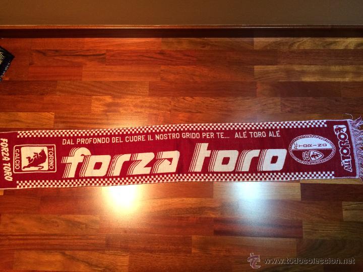 Coleccionismo deportivo: BUFANDA DEL EQUIPO FUTBOL TORINO ( FORZA TORO )